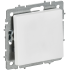 BRITE Выключатель 1-клавишный самовозвратный 10А ВС10-1-4-БрАБ арктический белый IEK