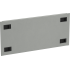 ITK Фальш-панель 19" 5U крепление на защелках серая РФ