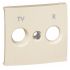 VALENA Лицевая панель для розеток TV-R слоновая кость