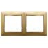 VALENA DIY Рамка 2-местная золото матовое