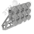 Прожектор светодиодный AirQub Sport 850 Вт 4000 К 10 град  DALI Вартон V1-P1-703X4-04D27-6585040