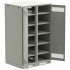 ITK LINEA B Шкаф (пустой) 2000х1200х950мм двустворчатая металлическая дверь серый