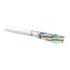 Кабель UFTP4-C6A-S23-IN-LSZH-WH-500 (500 м)витая пара U/FTPкат.6a(10GBE)4 пары Hyperline 445110