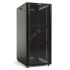 Шкаф напольный 19-дюймовый 42U 2055x800х600 мм (ВхШхГ) передняя стеклянная дверь со стальными перфорированными боковинами задняя дверь сплошная ручка  Hyperline TTB-4286-AS-RAL9004