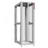 Шкаф серверный 42U 800х1070 передняя дверь: двустворчатая перфорированная IP20. задняя дверь: без. боковые панели: без. цвет: серый RAL7035  SYSMATRIX NS 8142.7400