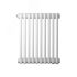 Радиатор трубчатый настенный трехрядный 500/100/26 нижнее подключение с комплектом кронштейнов белый Zehnder 3050_26_9016_V001_CVD1BH