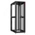 Шкаф серверный 24U 600х1070 передняя дверь: двустворчатая перфорированная IP20. задняя дверь: без. боковые панели: без. цвет: черный RAL9005  SYSMATRIX NS 6124.9400