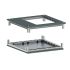Крыша с фланцем и основание для 19&quot; IT-CQE 600x1000, RAL7011