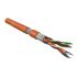 Кабель витая пара экранированная U/FTPкатегория 6 4 пары (26 AWG)многожильный Hyperline UFTP4-C6-P26-IN-LSZH-OR