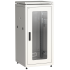 ITK LINEA N Шкаф сетевой 19" 18U 600х600мм стеклянная передняя дверь серый