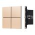 INTELLIGENT ARLIGHT Кнопочная панель KNX-304-23-IN Champagne (BUS, Frameless) (IARL, IP20 Металл, 2 года) Arlight 039665