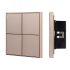 INTELLIGENT ARLIGHT Кнопочная панель KNX-304-23-IN Champagne (BUS, Frame) (IARL, IP20 Металл, 2 года) Arlight 039669