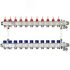 Коллекторная группа SSM-11RF set 11 контуров 1' x 3/4' с расходомерами и кронштейнами Ридан 088U0961R