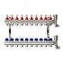 Коллекторная группа FHF-10RF set 10 контуров 1' х 3/4' с расходомерами, воздухоотводчиками и кронштейнами Ридан 088U0730R