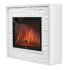 Портал для камина Loft 30 из камня белый сланец и белая эмаль Firelight Loft 30 WW