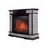 Портал для камина Scala 25 из камня серый сланец и шпон венге Firelight Scala 25 GV