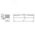 Рейка зубчатая прямозубая: 80x80, L=500 мм, M=8 CR39050 TECHNIX TECHNIX CR39050TECHNIX
