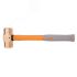 Кувалда тупоносая 2 кг BeCu рукоятка фибергласс искробезопасная Hortz 1095248