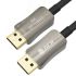 Кабель оптический DisplayPort 1.4, Ultra HD DP M на M, 15 м., высокоскоростной, черный Greenconnect GCR-54729