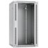 Шкаф телекоммуникационный настенный разобранный 19' 22U 600x600x1082mm (ШхГхВ) дверь стекло, цвет серый (RAL 7035) Cabeus SH-05F-22U60/60-R