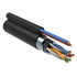 ITK Витая пара F/UTP кат.5E 4х2х24AWG solid LDPE + кабель питания 2х0,75мм2 305м черный
