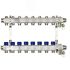 Коллекторная группа SSM-8R set 8 контуров 1' x 3/4' с термостатическими клапанами и кронштейнами Ридан 088U0978R