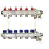 Коллекторная группа SSM-6RF set 6 контуров 1' x 3/4' с расходомерами и кронштейнами Ридан 088U0956R