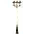 Светильник НТУ-3х100w столб Е27 IP44 черное золото FERON 6215 чер.зол.