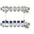 Коллекторная группа SSM-6R set 6 контуров 1' x 3/4' с термостатическими клапанами и кронштейнами Ридан 088U0976R