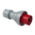 Вилка кабельная 125А/400V/3P+E/IP67 PCE 044-6