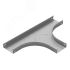Т-отвод плавный универсальный к лотку 600х150 радиус 200 мм, толщ. 1,0 мм, Сендзимир цинк OSTEC 084960
