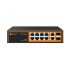 Коммутатор неуправляемый PoE 8 портов 1000 Мб/с RJ45, 2хSFP, 120 Вт Optimus CCTV U1I-8G2b/2G/2S
