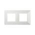 Рамка из металла, "Avanti", белая, 2 поста (4 мод.)
