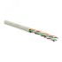 Кабель витая пара неэкранированная U/UTP категория 5e 4 пары (24 AWG)многожил Hyperline UUTP4-C5E-P24-IN-PVC-GY