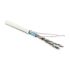 Кабель витая пара. экранированная F/UTP. категория 5e. 4 пары (26 AWG). многожильный (patch). экран - фольга. LSZH. нг(С)-HF. –20C – +75C. белый Hyperline 243618