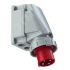 Вилка настенная 63А/400V/3P+E/IP67 PCE 534-6