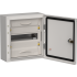 TITAN 5 Корпус металлический ЩРн-12 (1х12) 335х310х140мм IP54 серый (одна дверь) IEK
