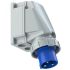 Вилка настенная  63А/230V/1P+N+E/IP67 PCE 533-6