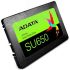 Накопитель SSD 2.5'' 960GB SU650, SATA III, 3D TLC NAND, 520/450 Мб/с ADATA ASU650SS-960GT-R