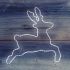 Фигура профессиональная Бегущий олень белый 87х84см Neon-Night 501-326