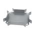 Х-разветвитель 50х300 мм ПЛЮС INOX304 КМ-профиль PL5726