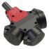 Тройник из твердой резины IP44 PCE 25322-s