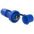 Вилка кабельная 16А/250V/2P+E/IP68 NAUTILUS PCE 20051-b