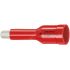 Головка торцевая VDE 1000V DR 1/2 с насадкой для винтов с внутренним шестигранником 10 мм диэлектрическая L-75 мм Knipex KN-984906