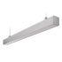 Светильник линейный светодиодный подвесной. (5000К). 2800Лм. Алюминий. Цвет серебро. Uniel ULO-K10D 30W/5000K/L60 IP65 SILVER