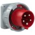 Вилка встраиваемая 63А/400V/3P+N+E/IP67 PCE 635-6