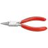 Круглогубцы захватные прецизионные L-125 мм хромированные обливные рукоятки Knipex KN-3743125