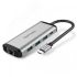 Хаб USB-C M на 3 порта OTG USB 3.0, RJ45, PD Vention TGDHB