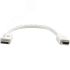 Кабель-переходник DisplayPort M на HDMI F, 0.3 м., белый Kramer ADC-DPM/HF