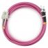 Шнур оптический duplex 25м SC-ST 50/125 мм OM4 LSZH Cabeus FOP-50-OM4-SC-ST-25m